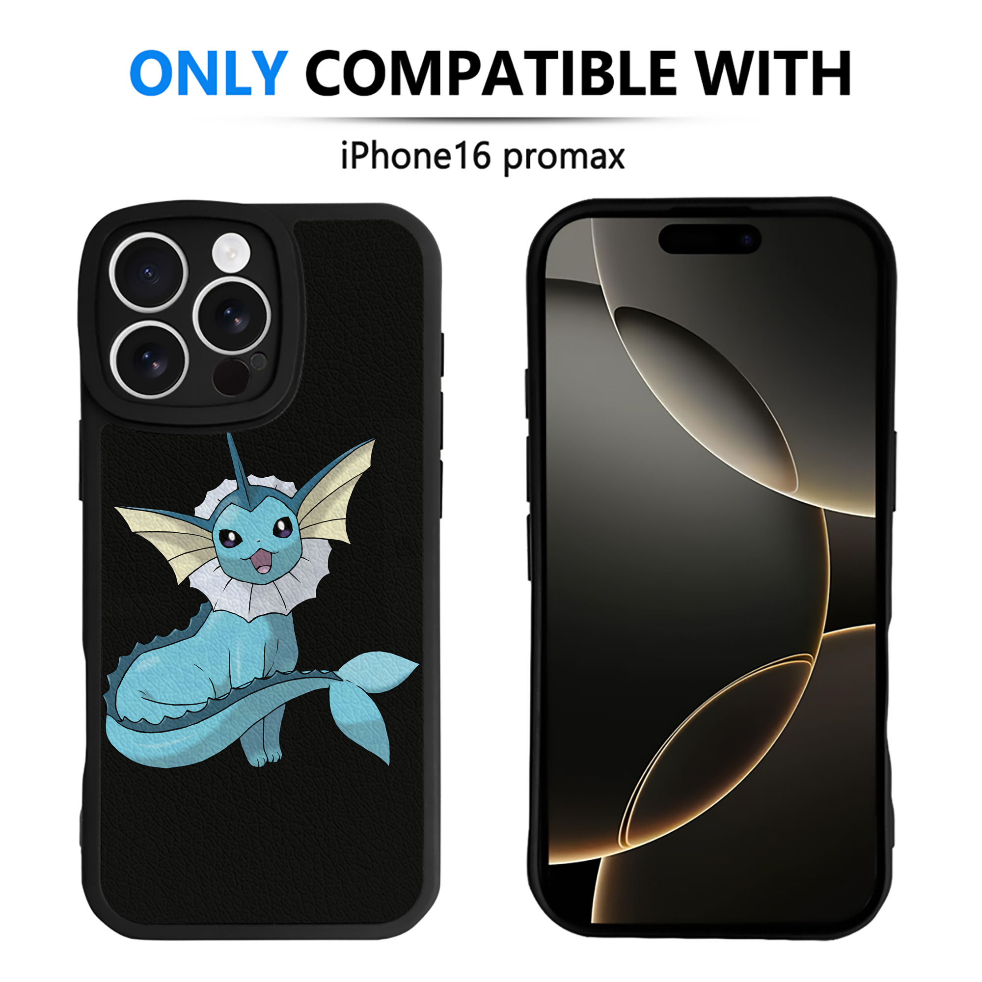 （画像用） ポケットモンスター Pokémon 【iPhone 16シリーズ対応】シリコンスマホケース（レザー調） 材質：シリコン